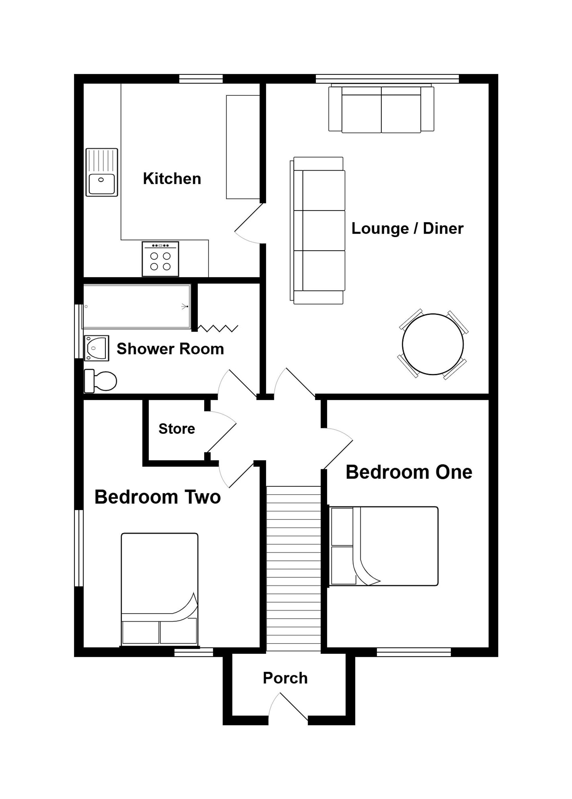2 Turfnell Way, Manchester floorplan
