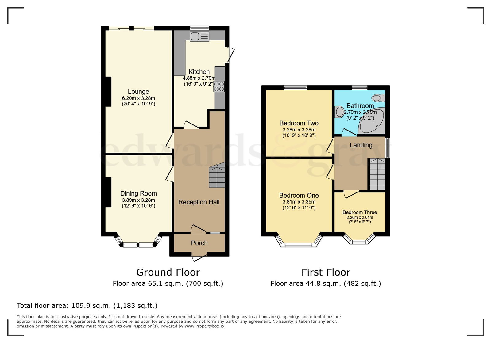 123, Coleshill Road, Water Orton floorplan