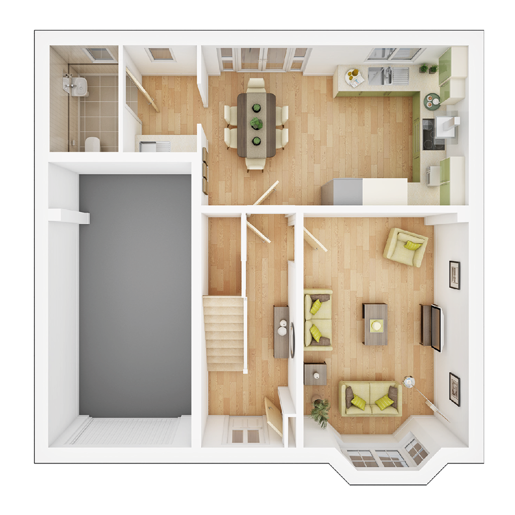 The Kingham - Plot 42, Stanhope Fields, Pool Road, Pool-In-Wharfedale, Otley floorplan