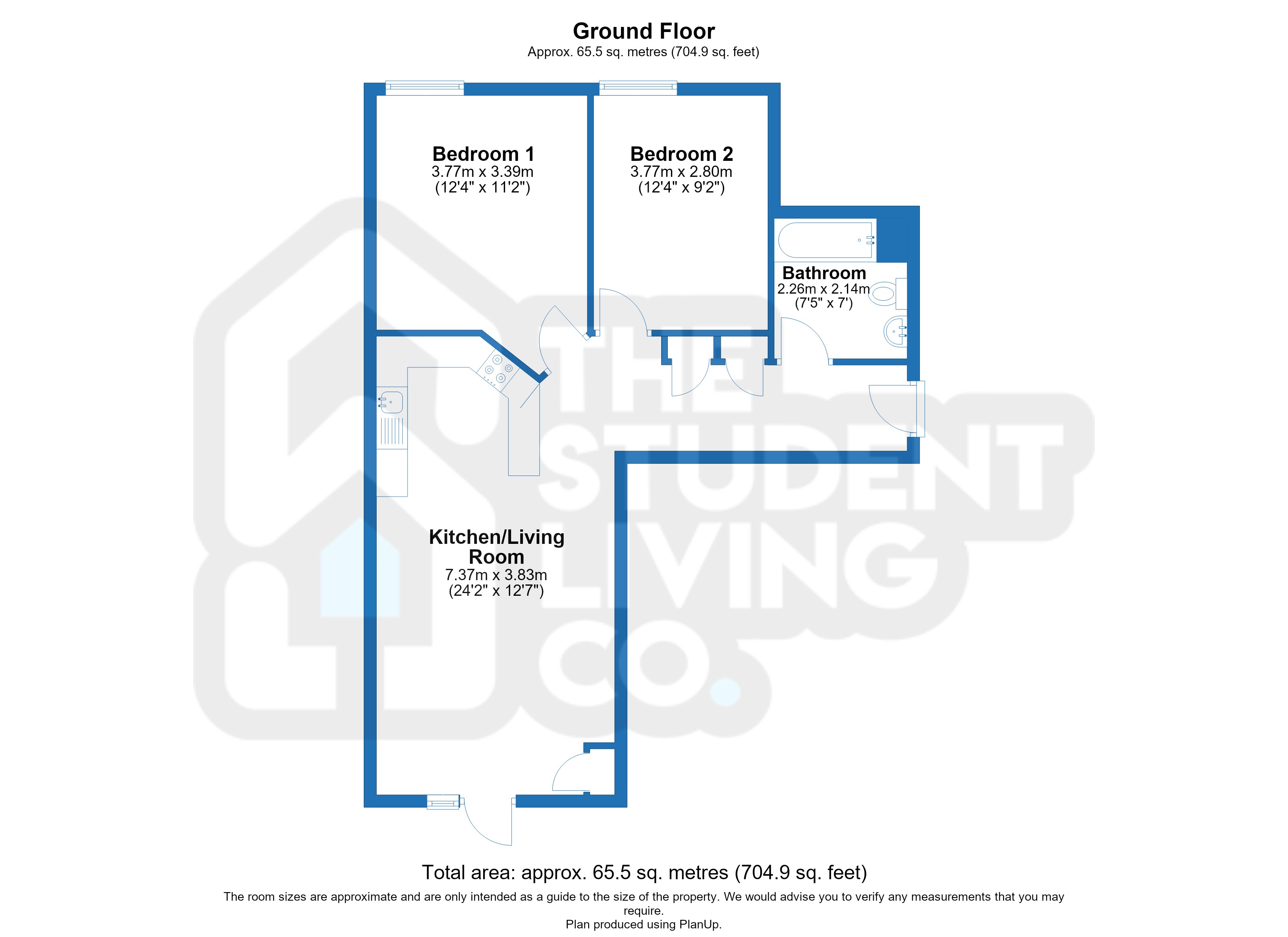 Portland Square, Nottingham floorplan