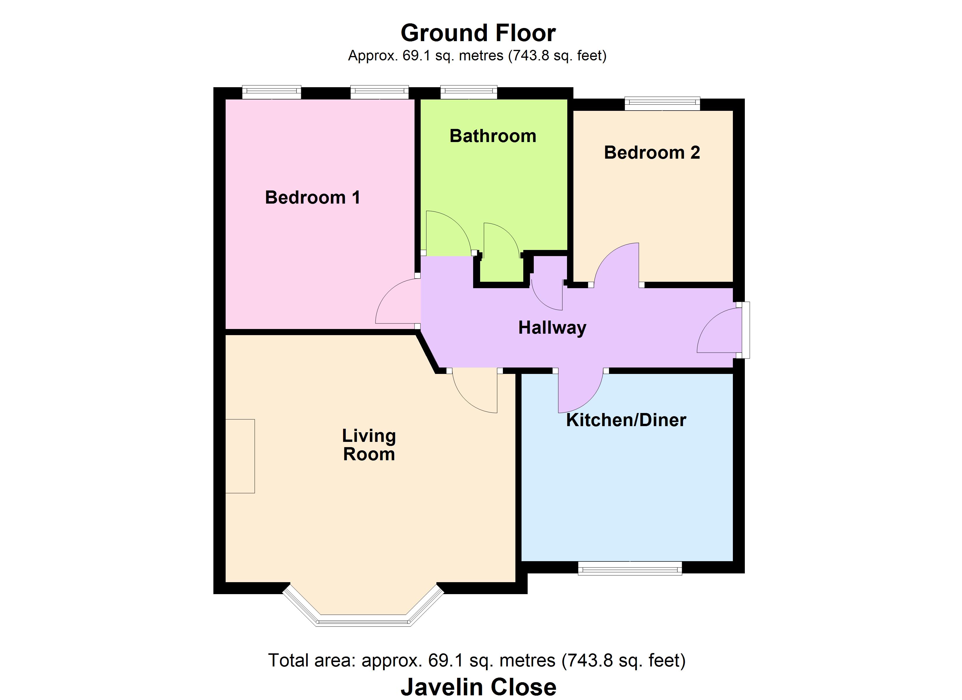 56, Javelin Close, Bradford floorplan