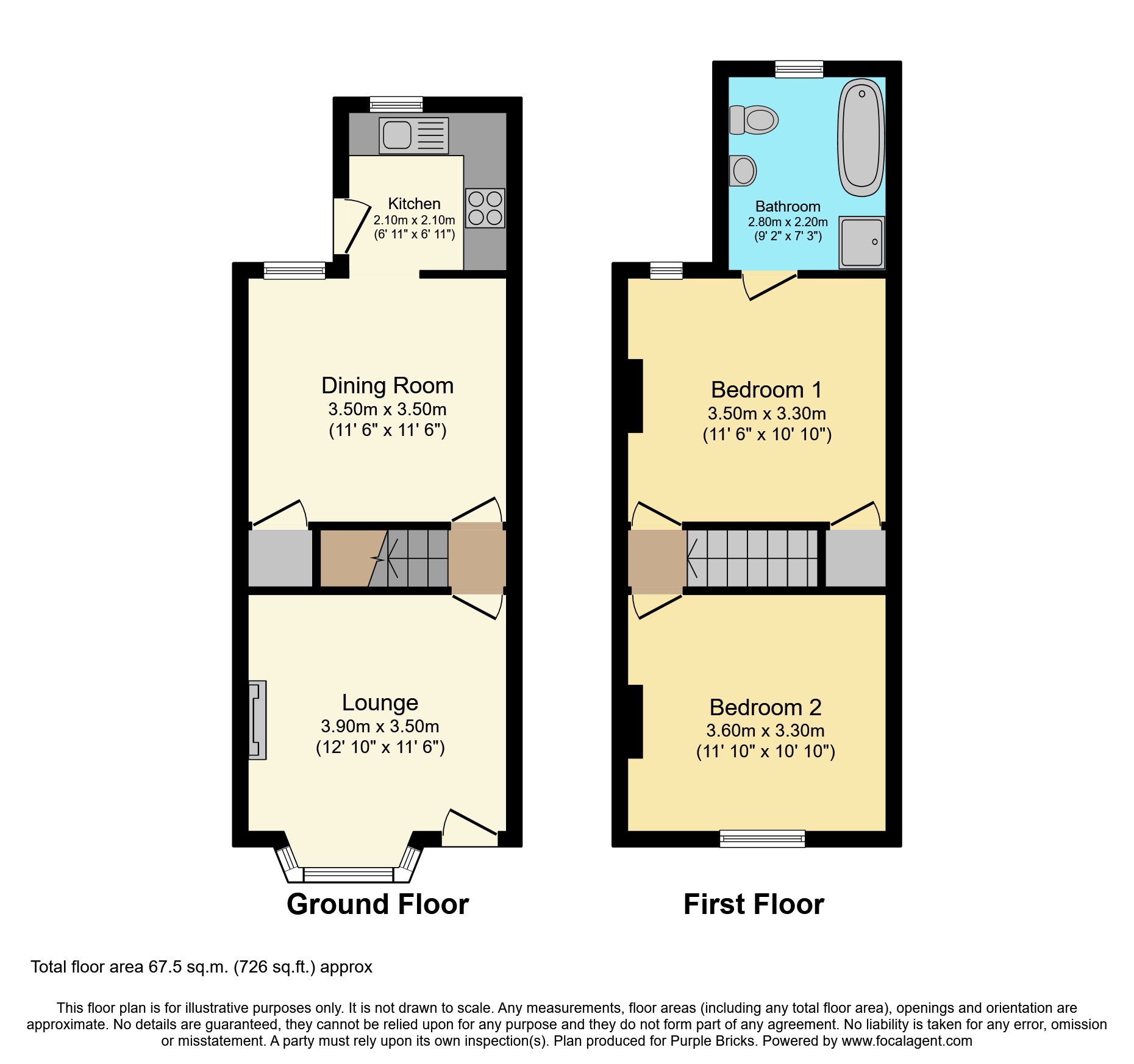Rayne Road, Braintree CM7, 2 bedroom terraced house for sale 60762597