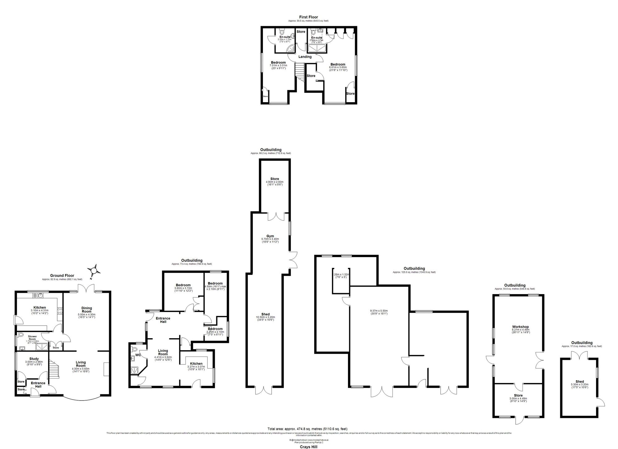 Eastcote Southlands Road, Billericay floorplan