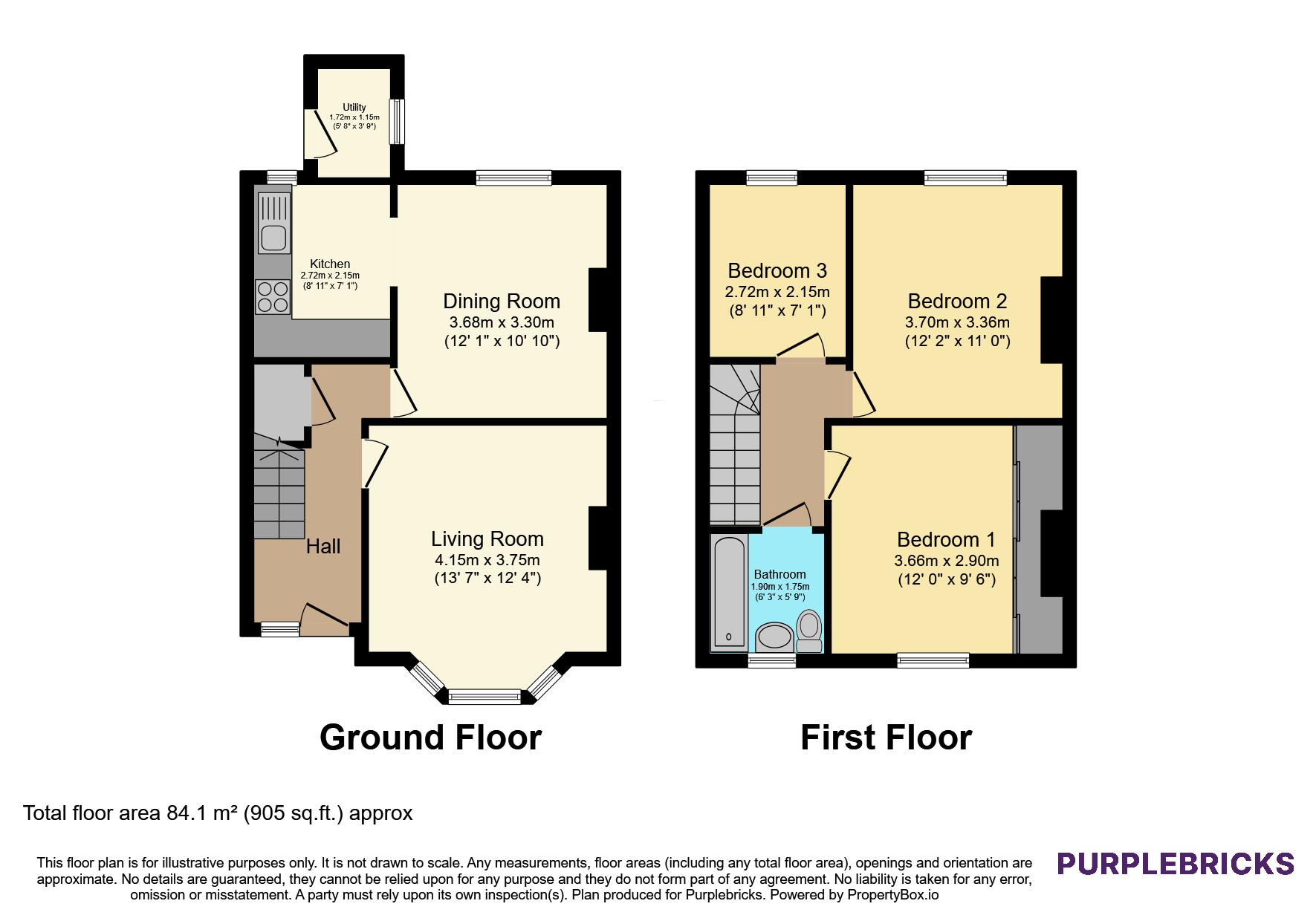 35, St. Dunstans Road, Bristol floorplan