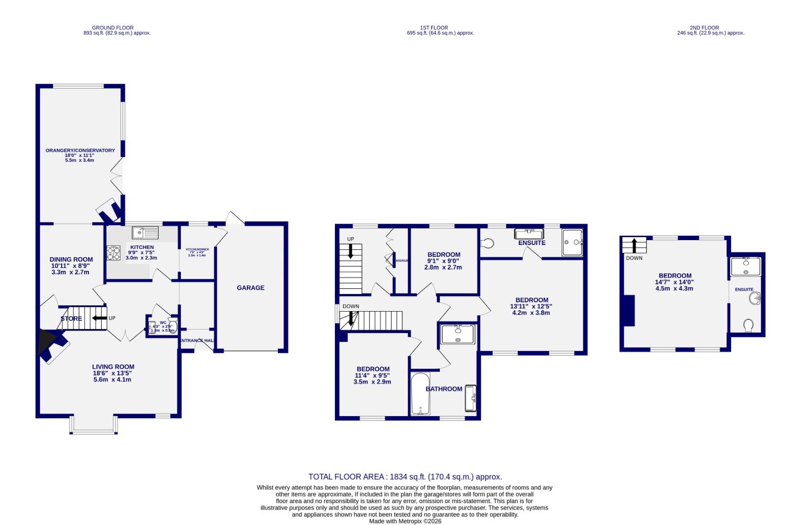 Back Lane, York floorplan
