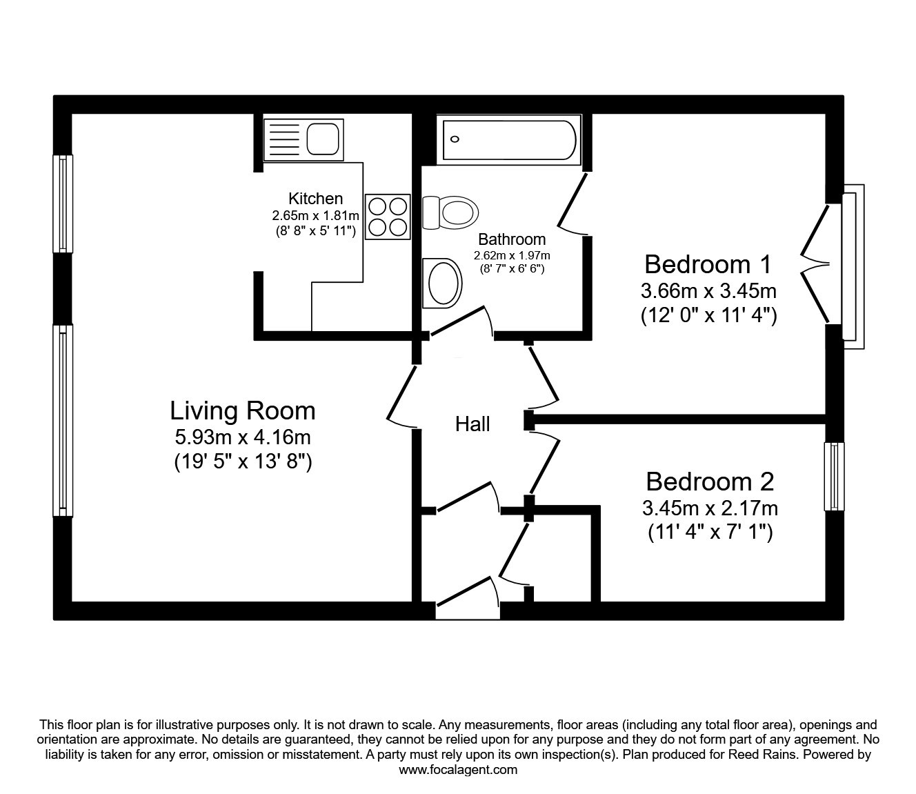 Flat 4, 89, Ribston Street, Greater Manchester floorplan