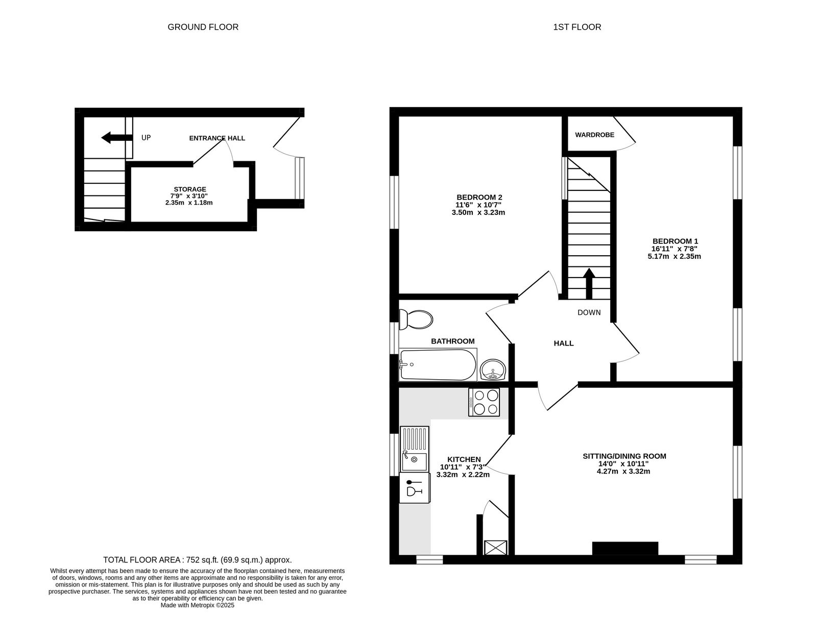 12, Roman Way, Hereford floorplan