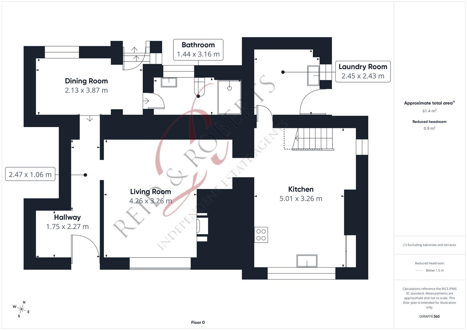 2-3, Britannia Cottages, Village Road, Mold floorplan