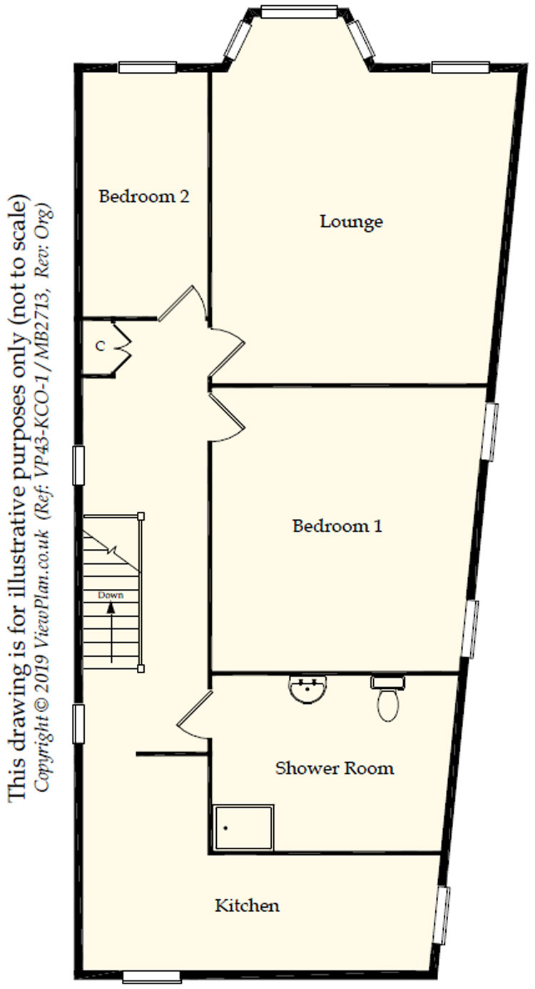 2 Bedrooms Flat for sale in Elm Grove Road, Dinas Powys CF64