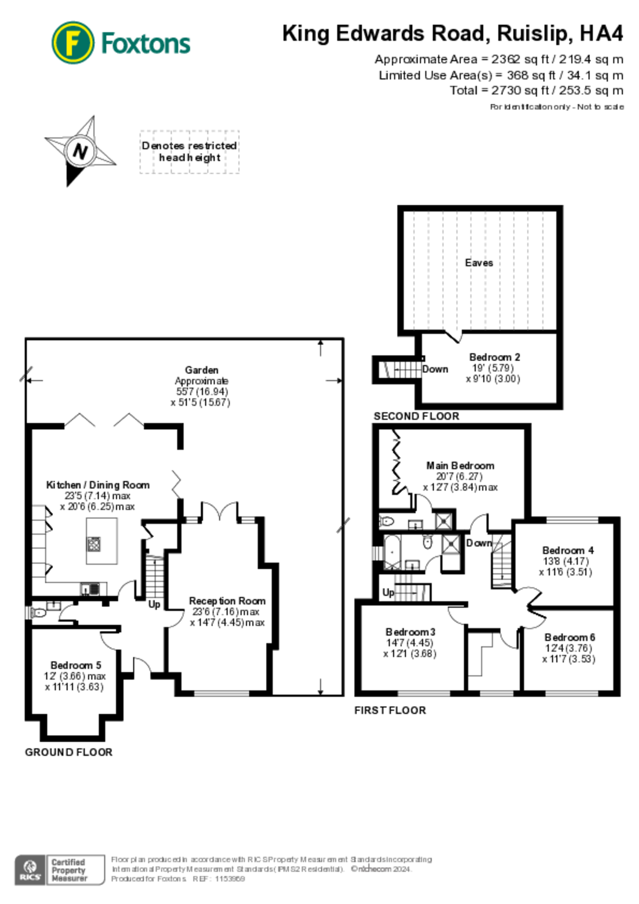 King Edwards Road, Ruislip floorplan