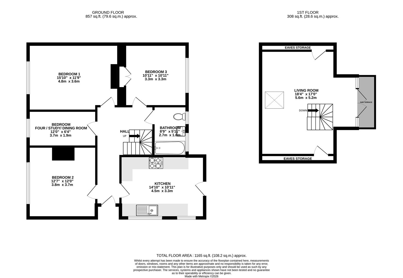 474, Dorchester Road, Weymouth floorplan