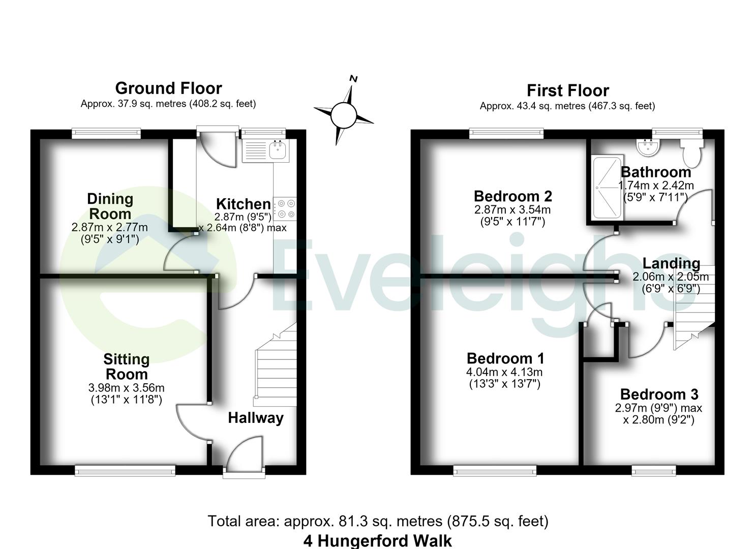 Hungerford Walk, Bristol floorplan