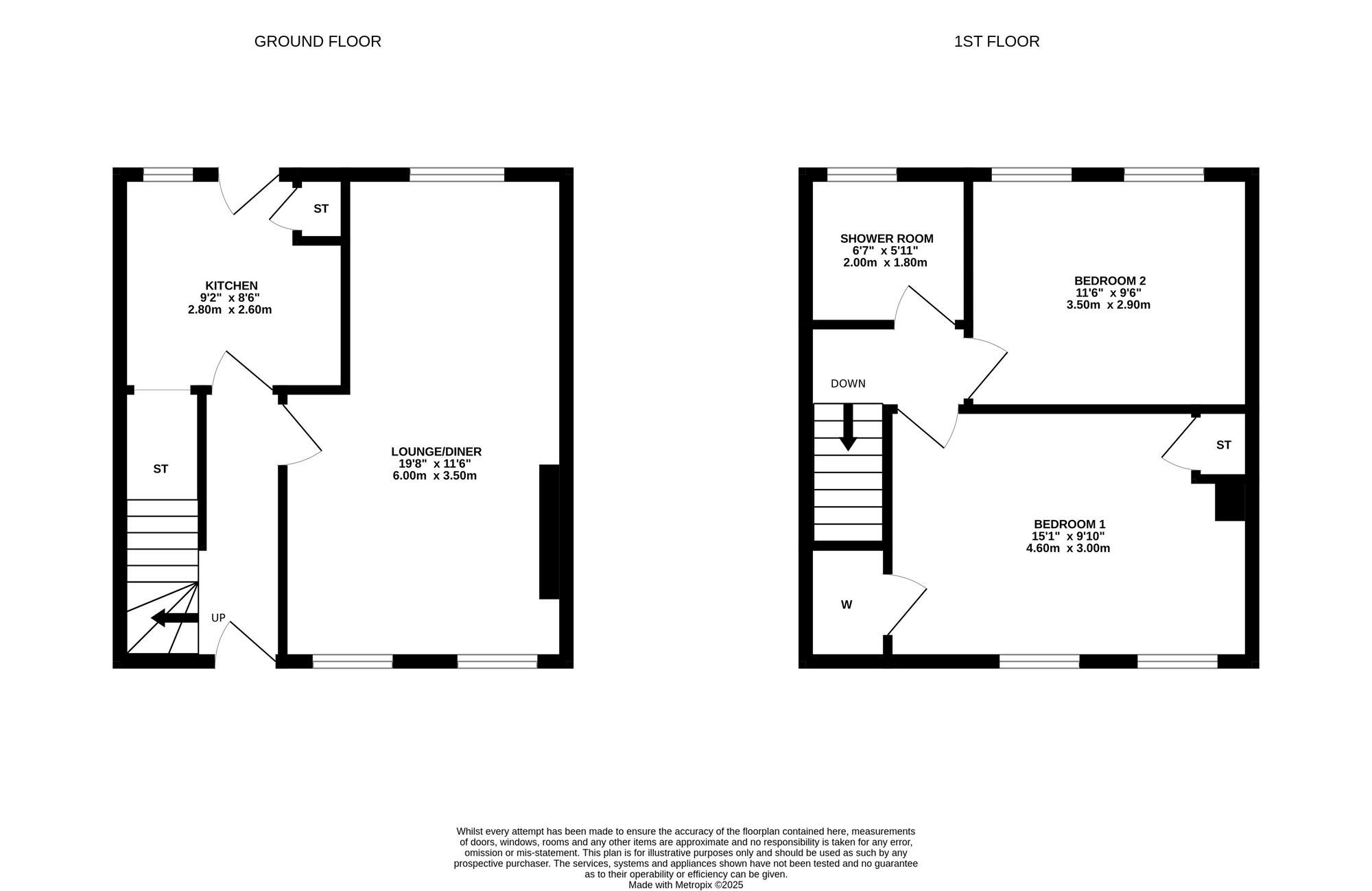 21 North End, Stirling floorplan