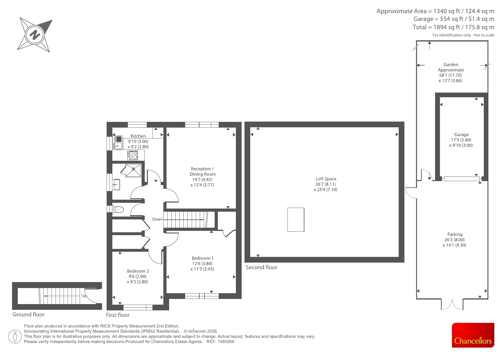 112, Etchingham Park Road, Finchley floorplan