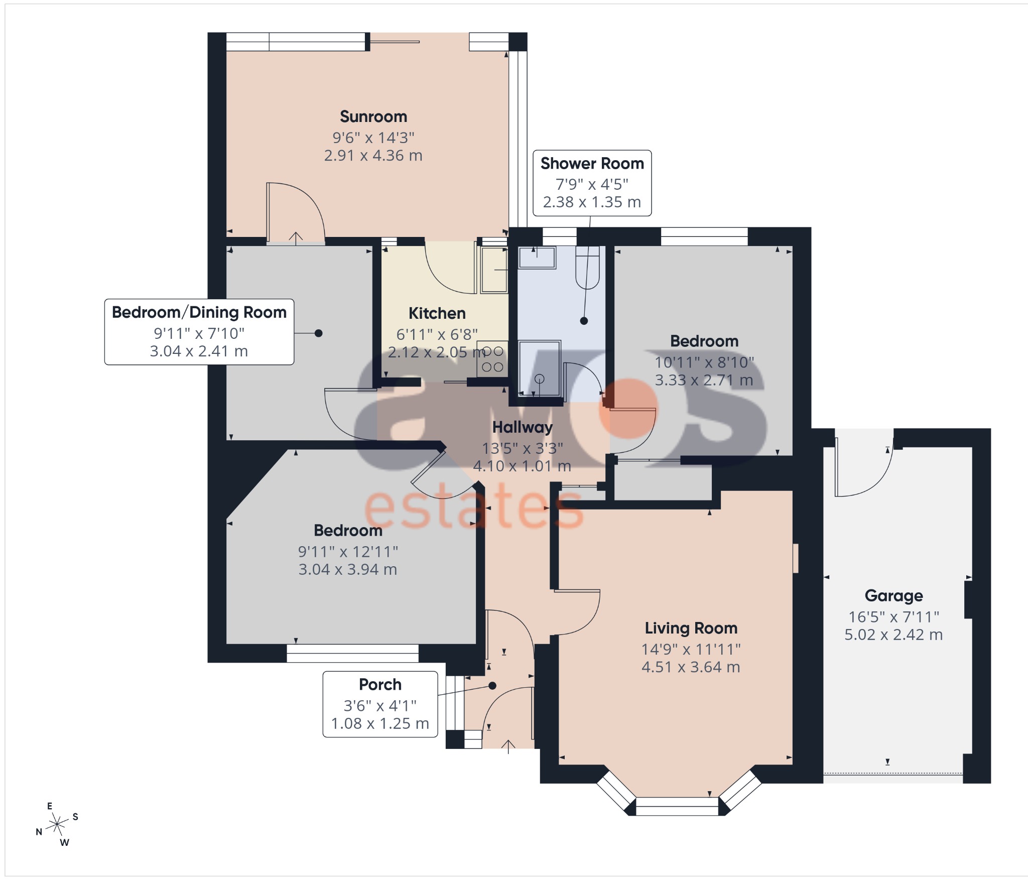 3, Grange Gardens, Rayleigh floorplan