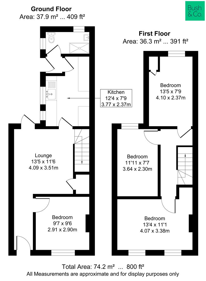135, Mill Road, Cambridge floorplan