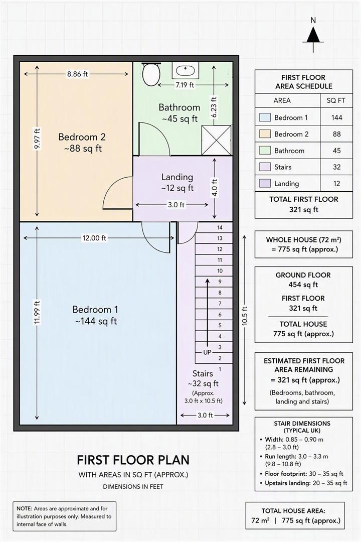 1, Checketts Close, Leicester floorplan