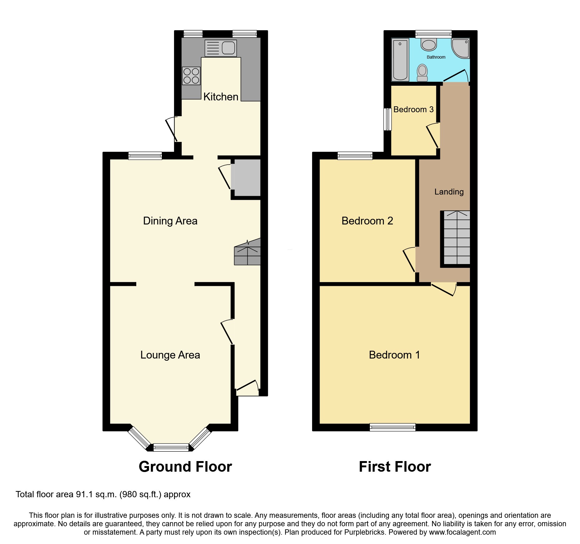 37, English Road, Southampton floorplan