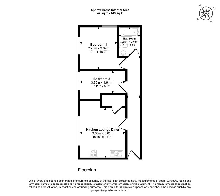 Bury Street, London floorplan