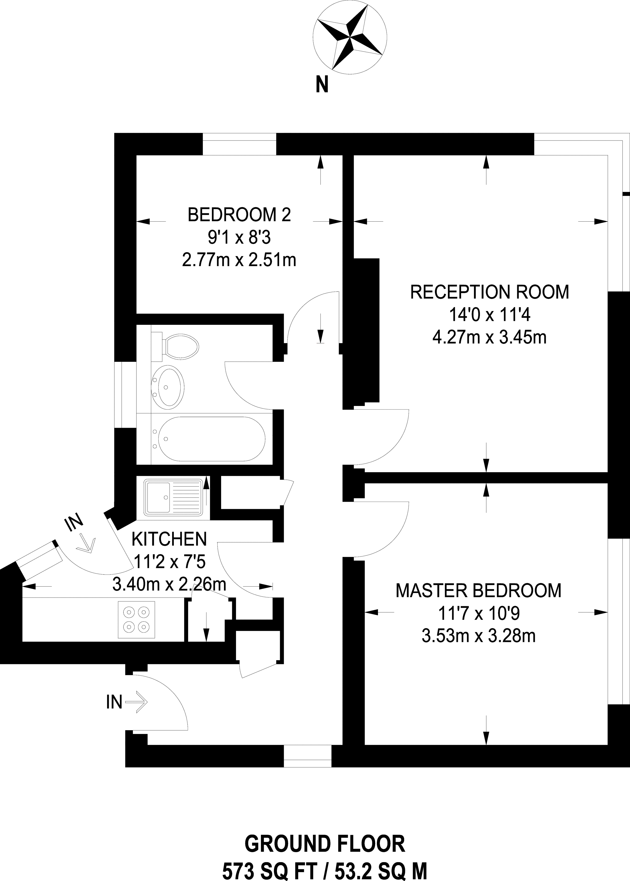 2 Bedrooms Flat to rent in Leigham Court Road, Streatham, London SW16