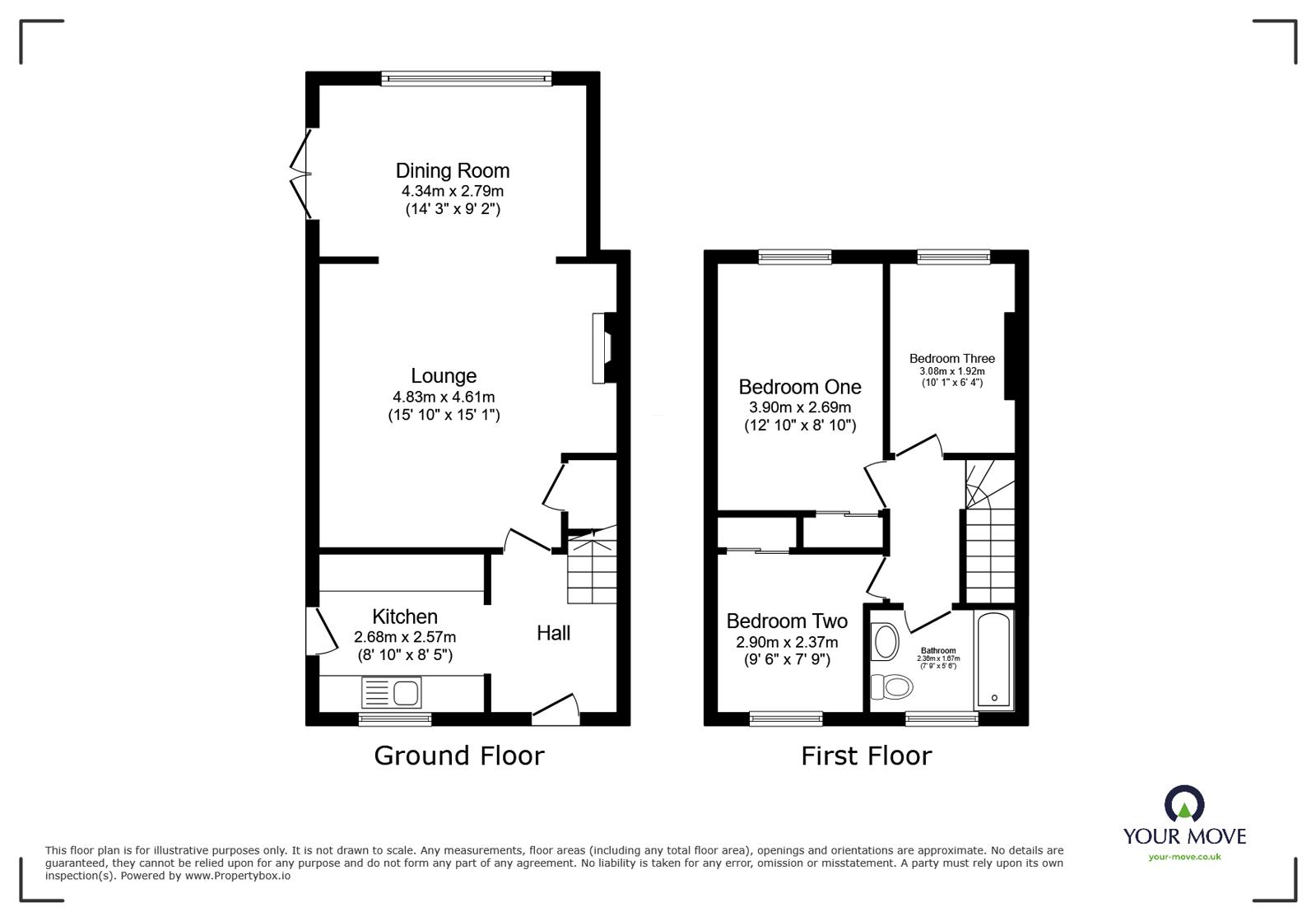 84, Coombe Drive, Kent floorplan