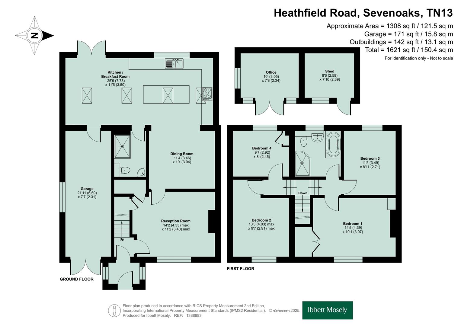 14, Heathfield Road, Sevenoaks floorplan