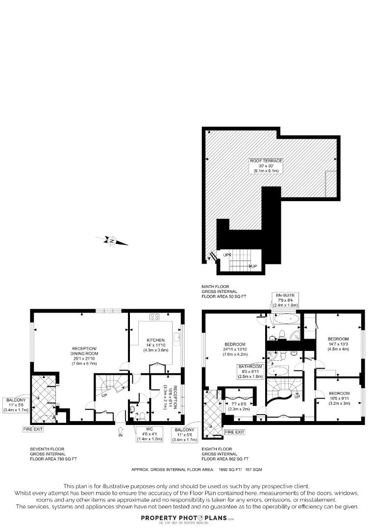 Ambassador House, Carlton Hill floorplan
