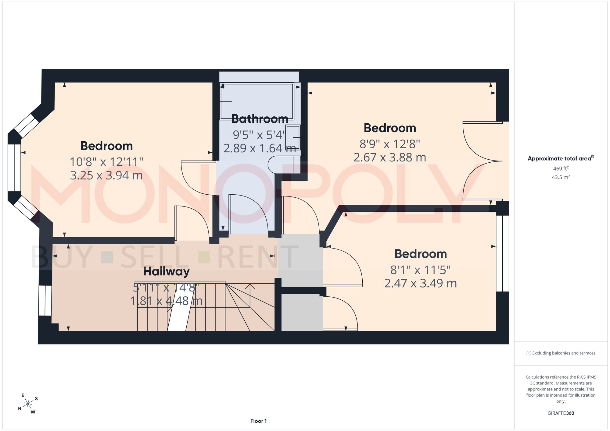 2 Grosvenor Gardens, Wrexham floorplan