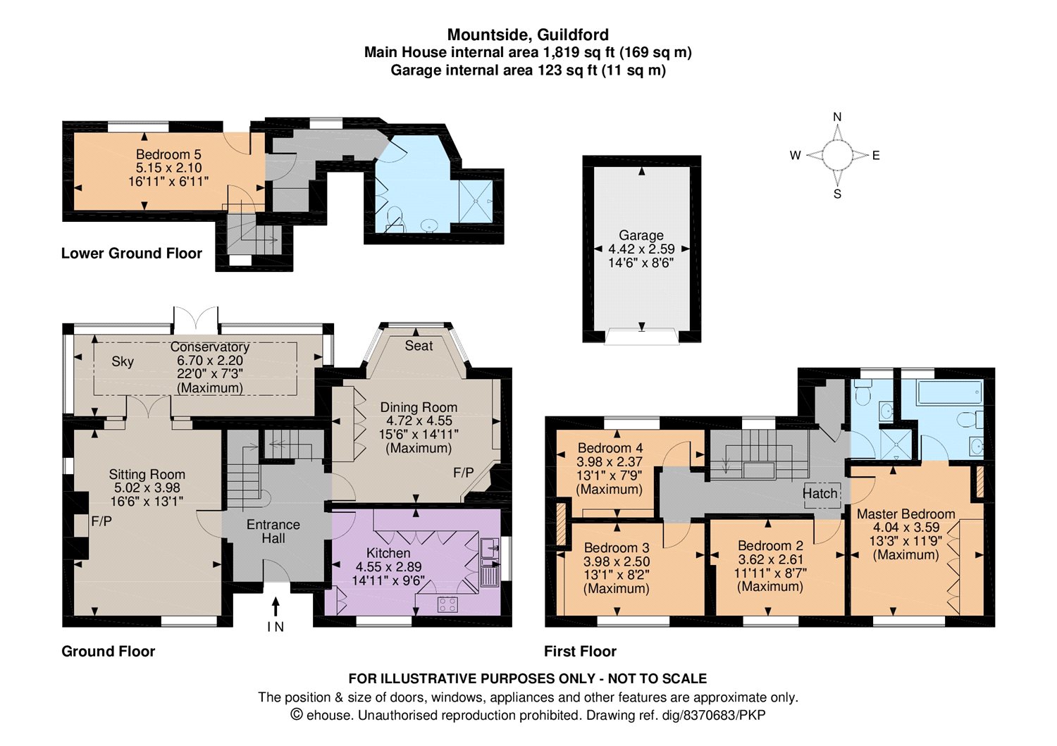 5 Bedrooms Detached house for sale in Mountside, Guildford, Surrey GU2