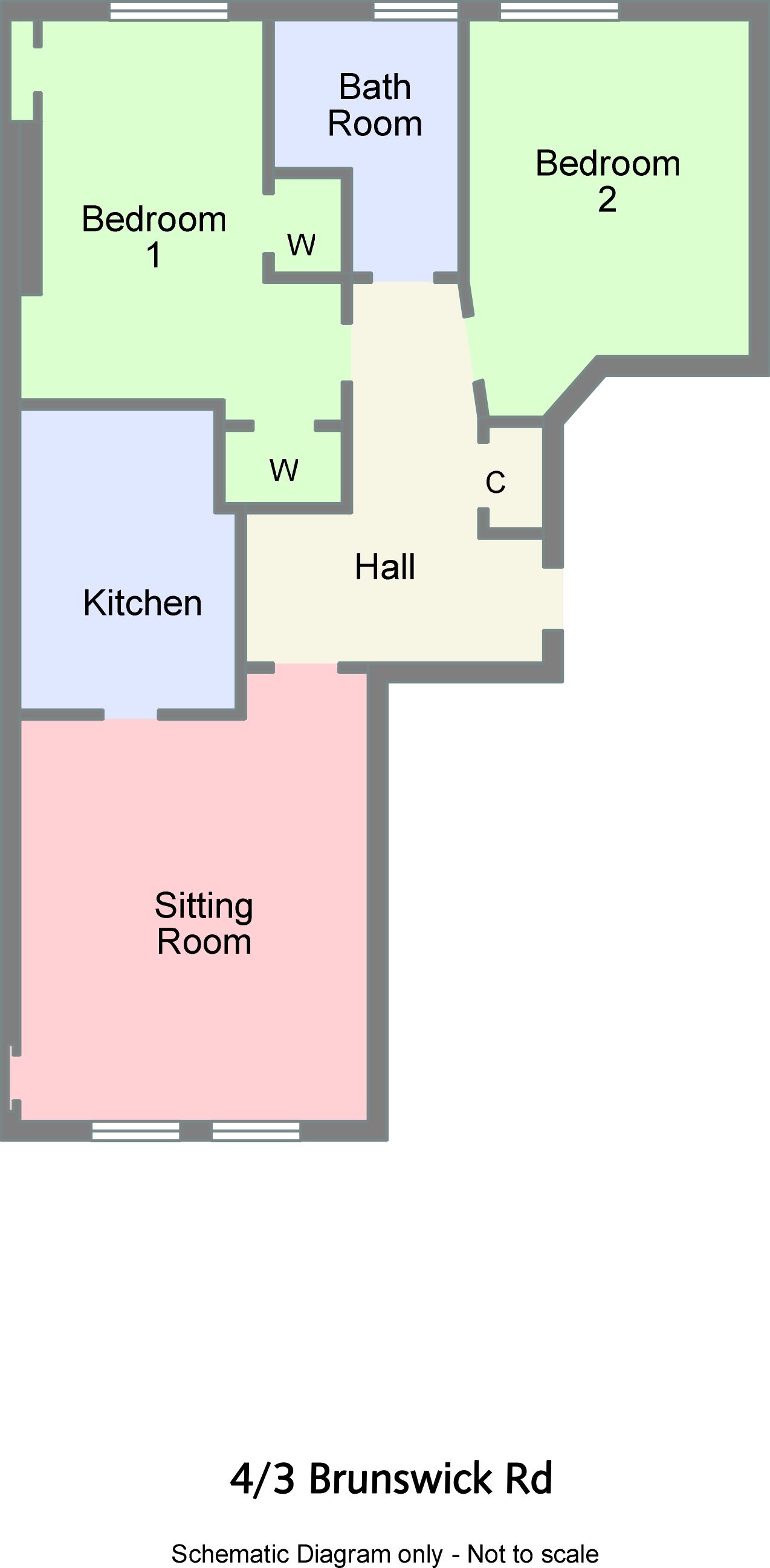 2 Bedrooms Flat for sale in 4 (1F3) Brunswick Road, Leith, Edinburgh EH7