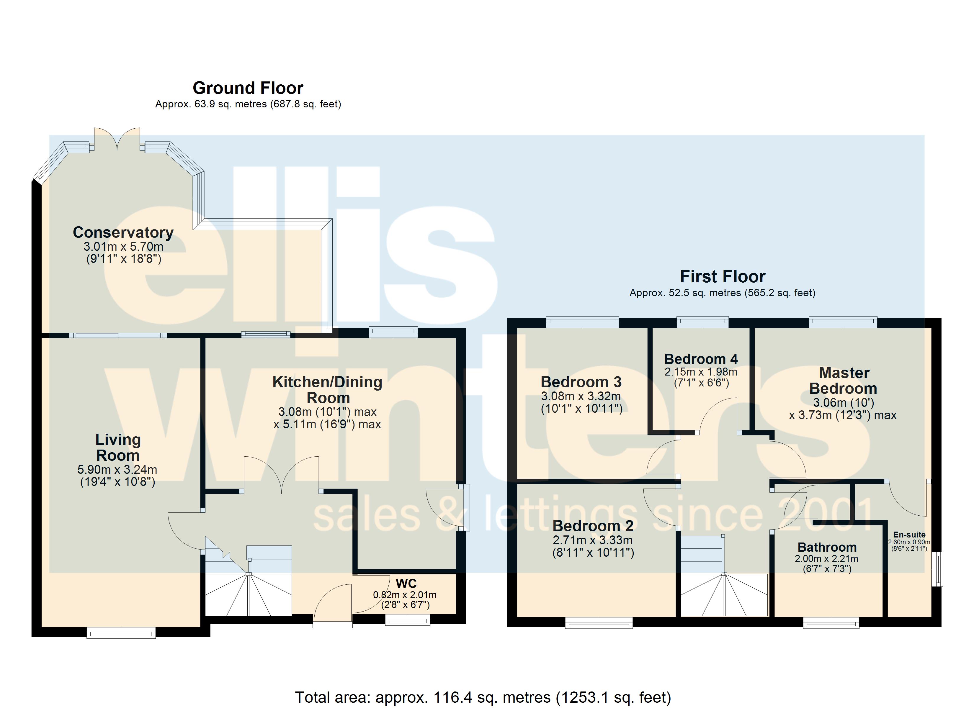8, Cypress Close, Doddington floorplan