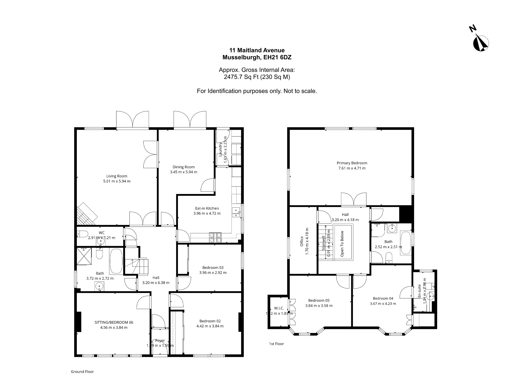 11, Maitland Avenue, East Lothian floorplan