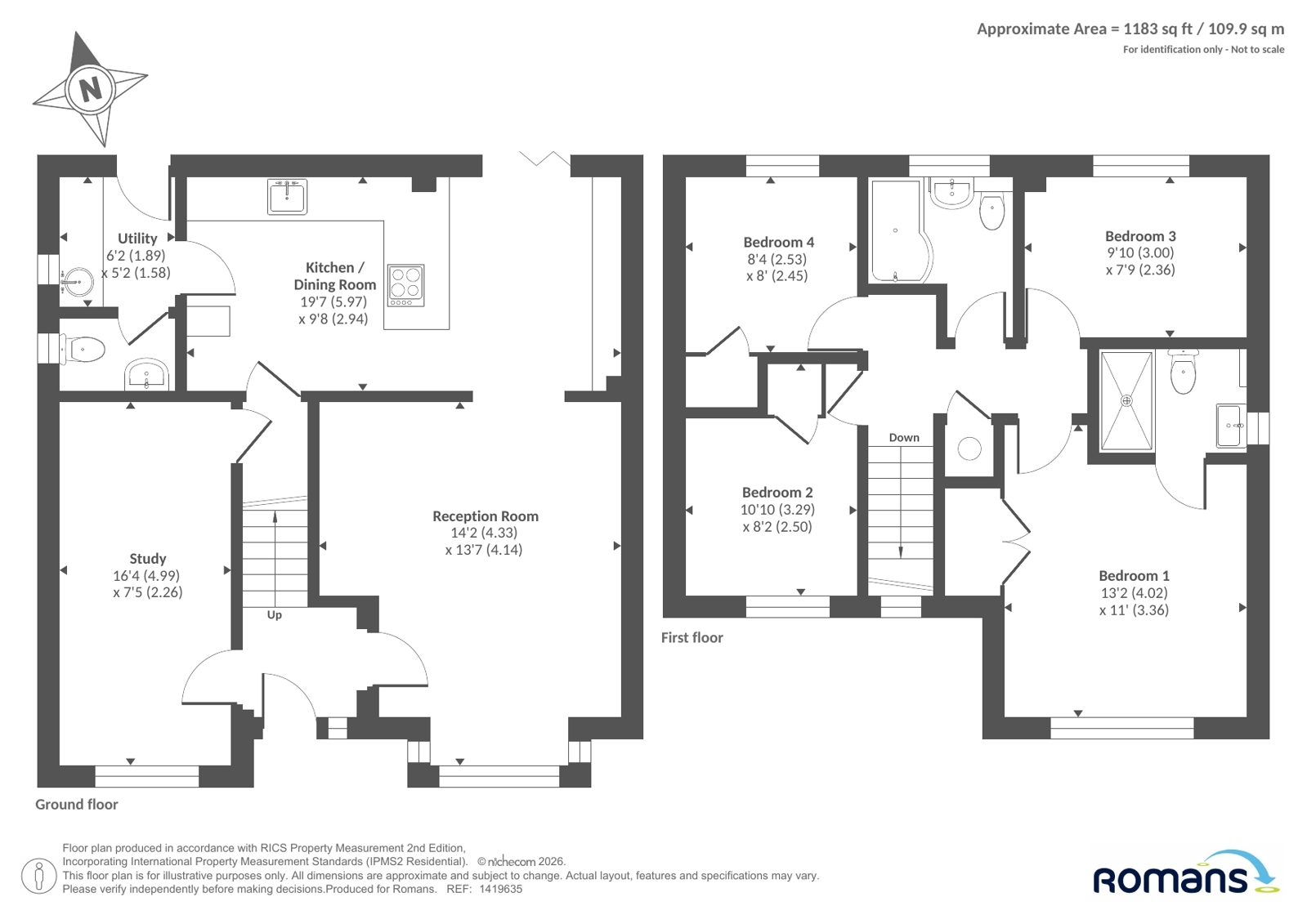 7, Cressida Chase, Bracknell floorplan