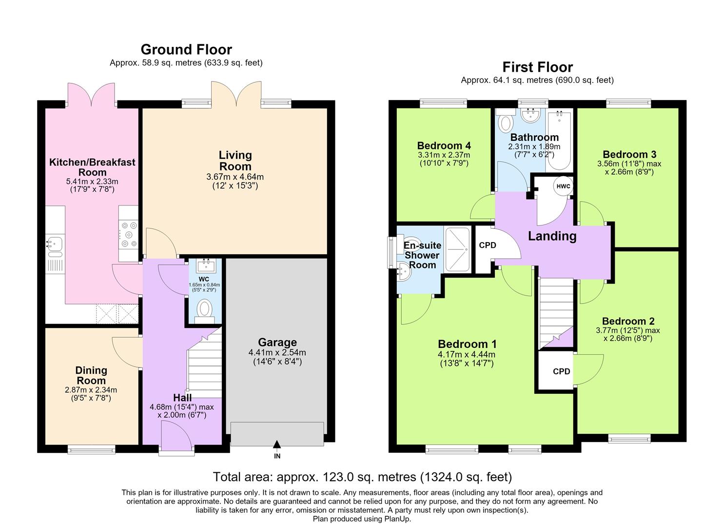 18, Solus Gardens, Southam floorplan