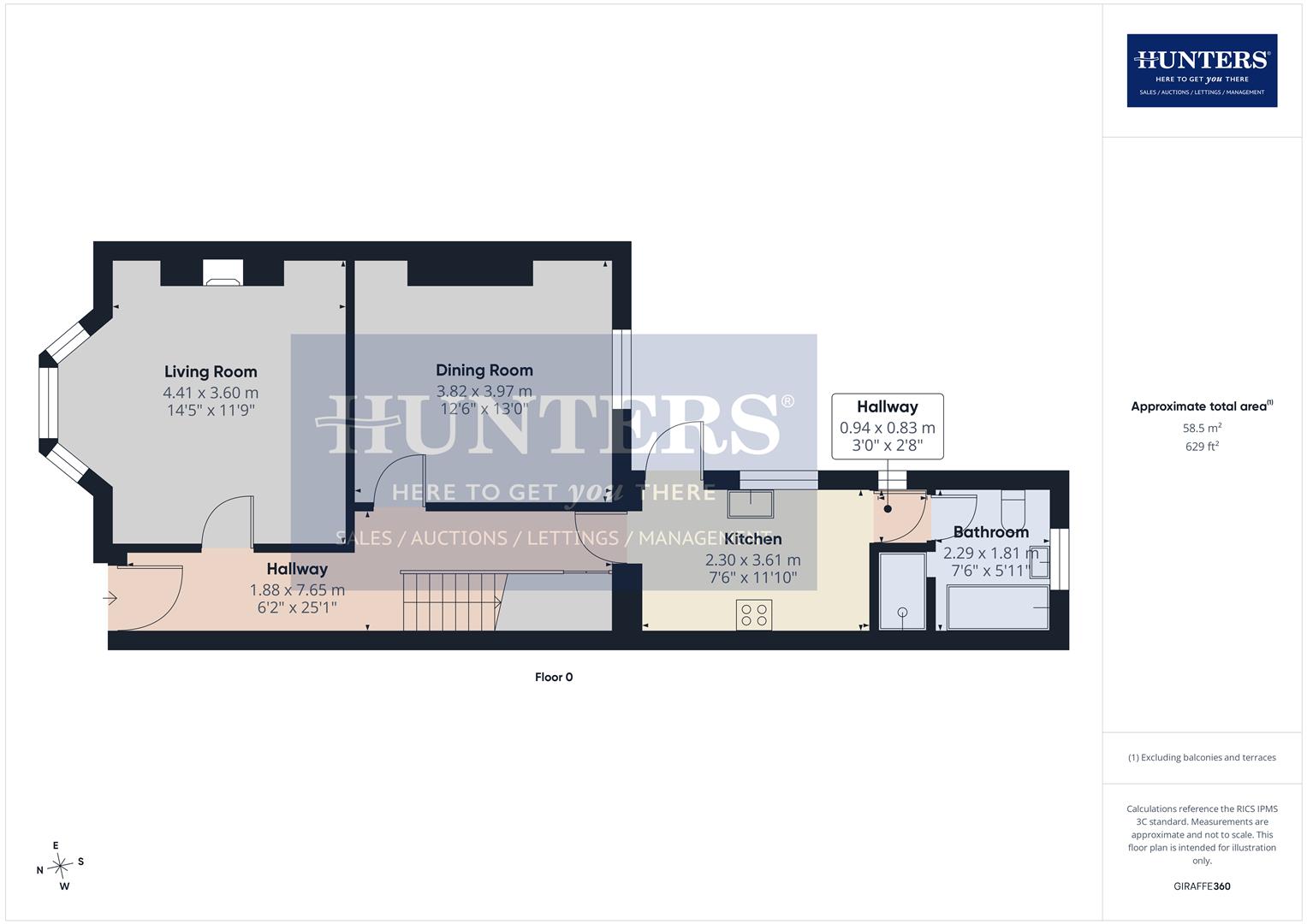 Worcester Terrace, Sunderland floorplan