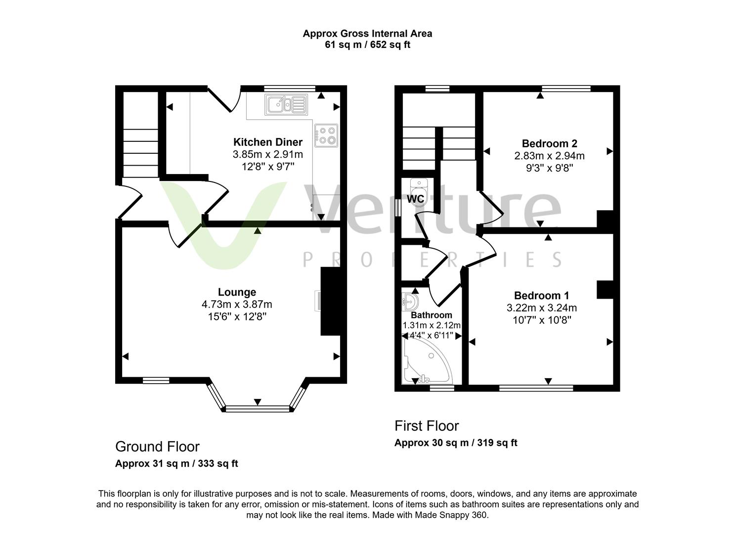 Saltersgate Road, Darlington floorplan