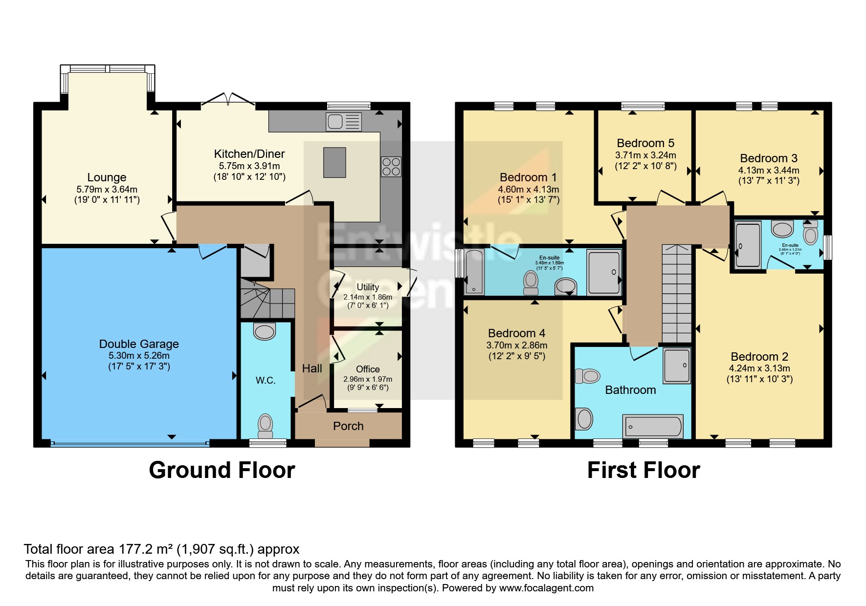 15, Linnet Avenue, Preston floorplan