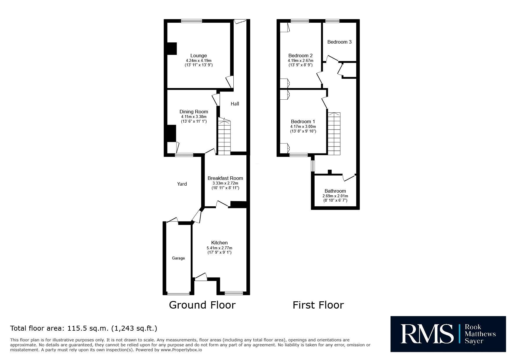 1, Auburn Place, Morpeth floorplan