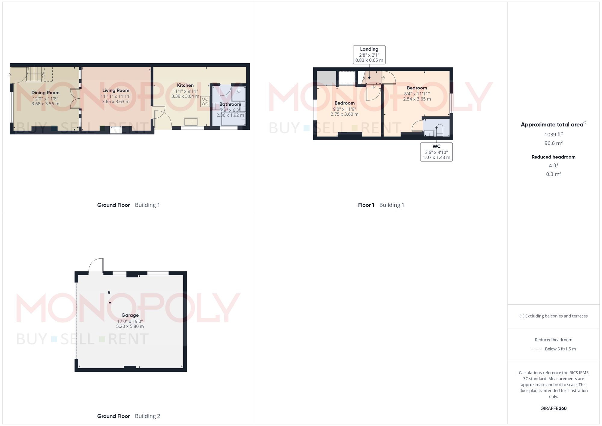 1 Sunny Bank, Wrexham floorplan