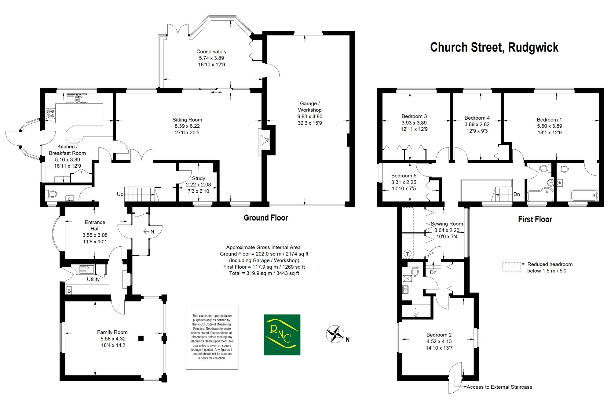 The Old Stable House Church Street, Horsham floorplan