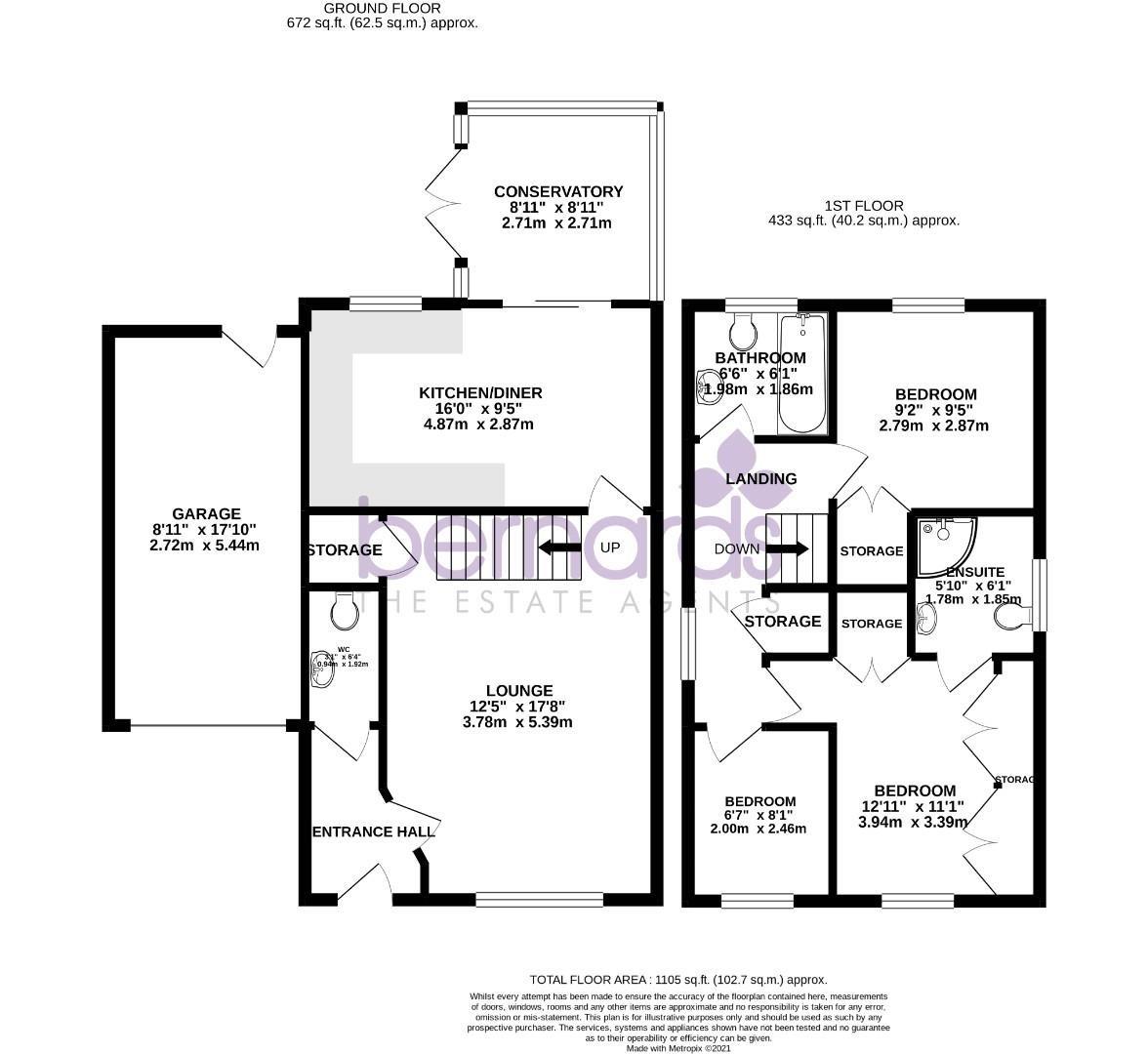 4, Ash Copse, Waterlooville floorplan