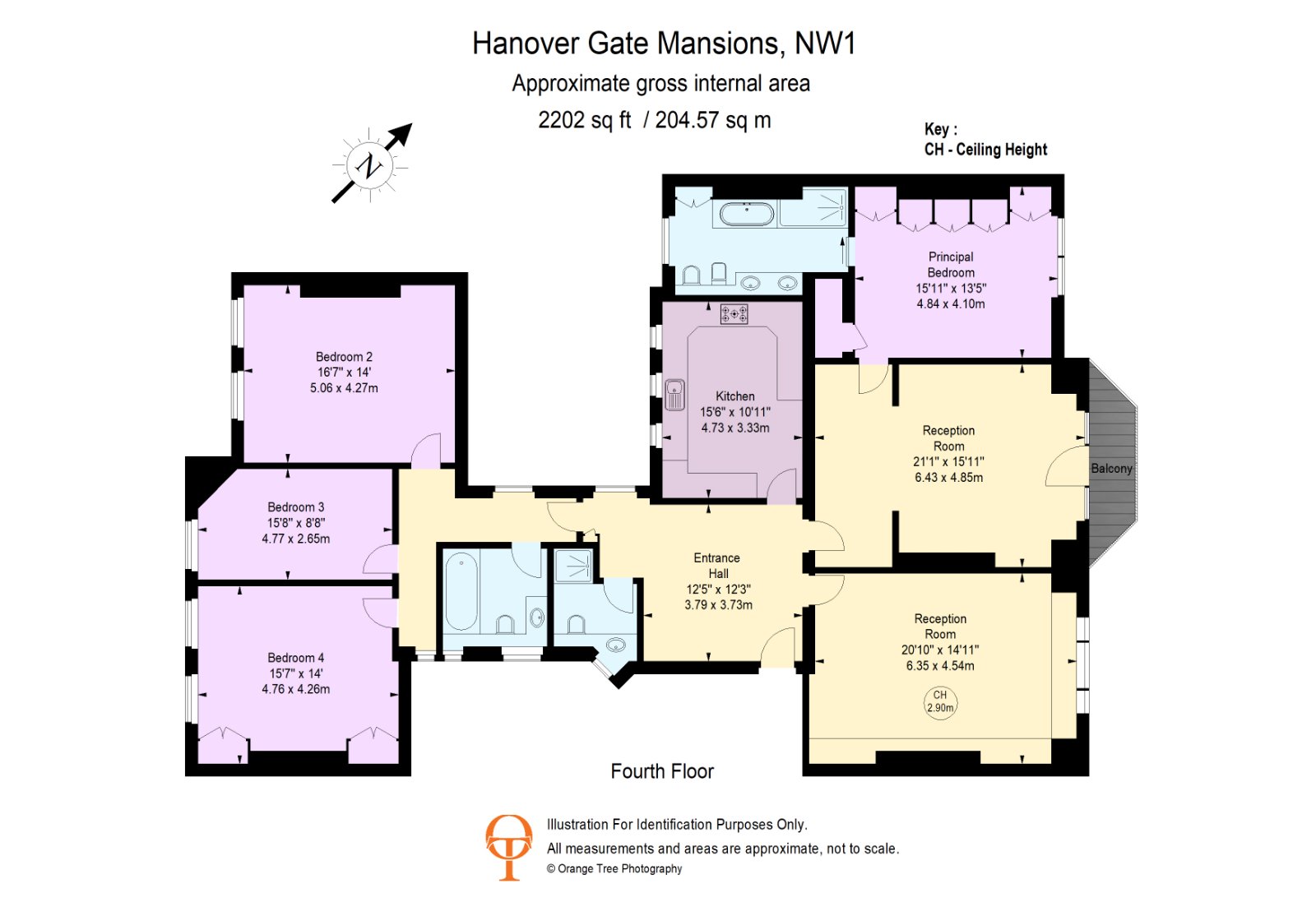 20,, Hanover Gate Mansions, Park Road, Regent's Park, London floorplan