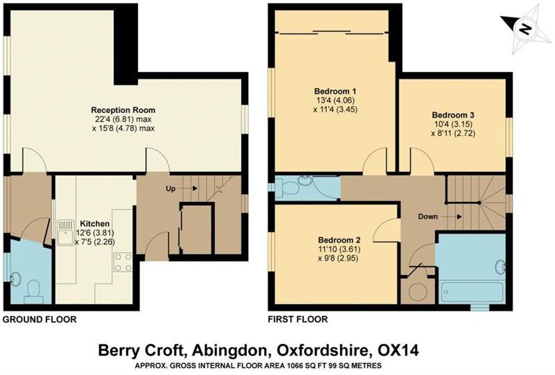 3 Bedrooms Maisonette for sale in Berry Croft, Abingdon OX14