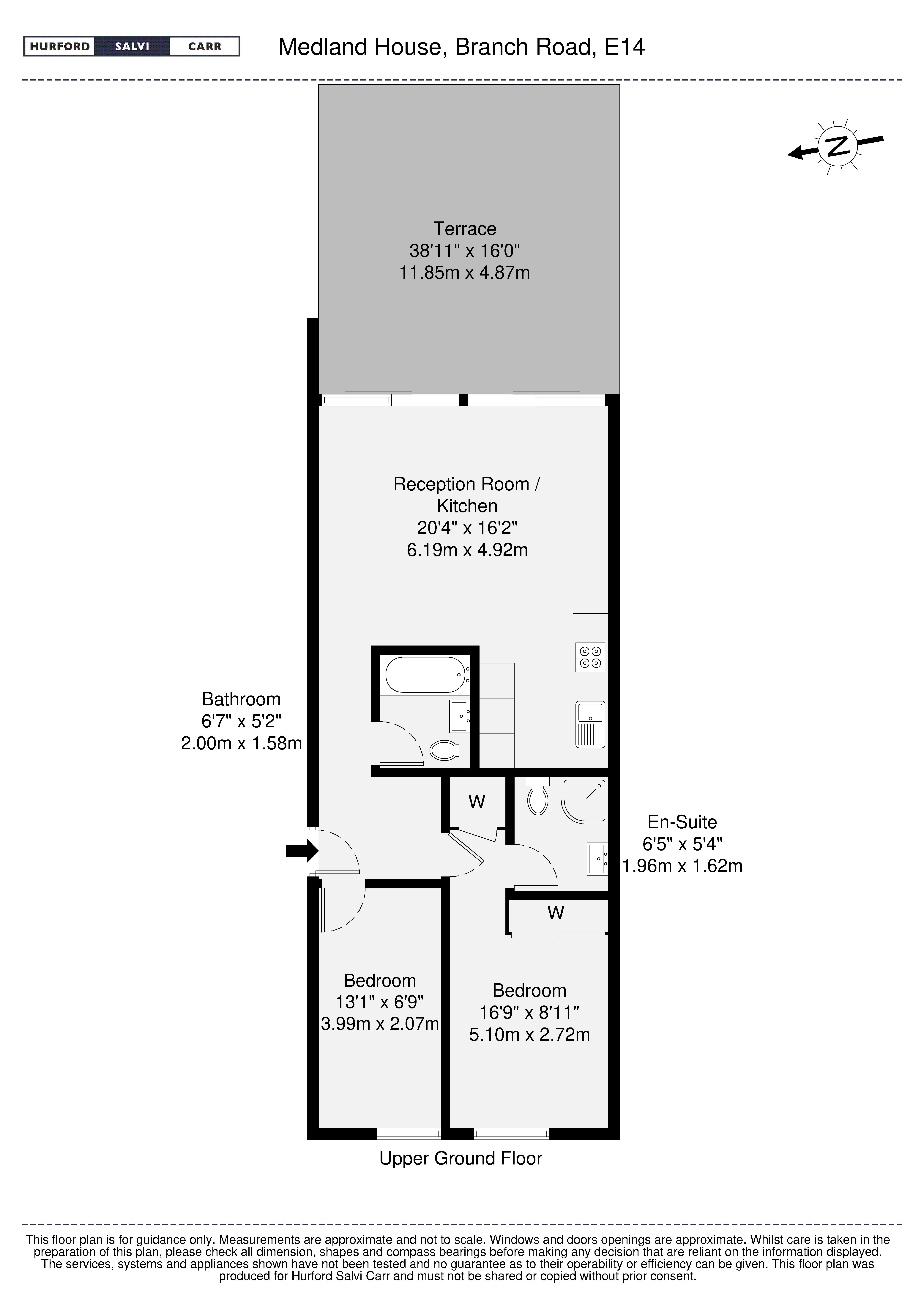 28, Medland House, 11 Branch Road floorplan