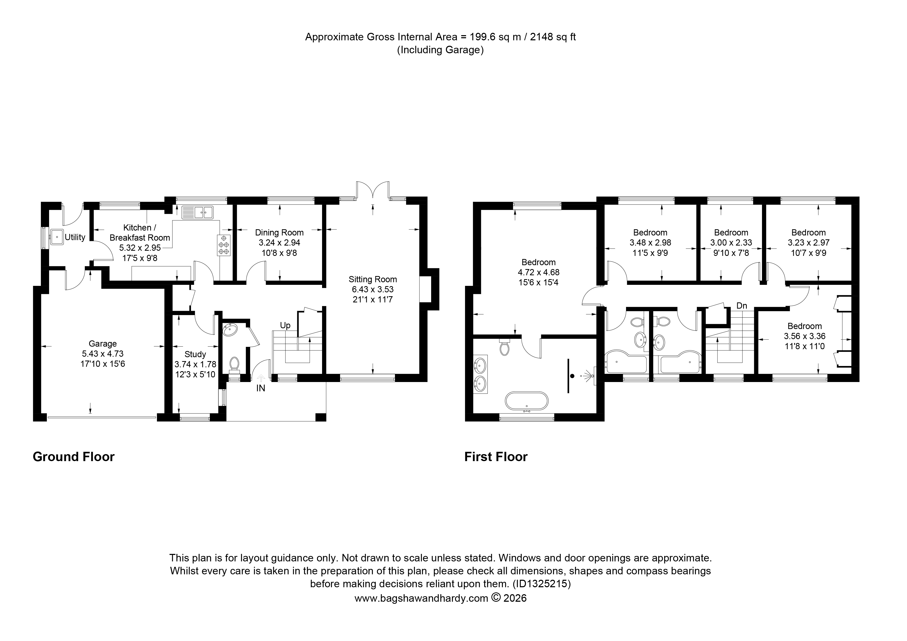 1, Gales Close, Guildford floorplan