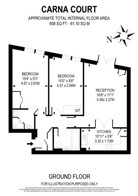 2 Bedrooms Flat to rent in Kew Road, Kew, Richmond TW9