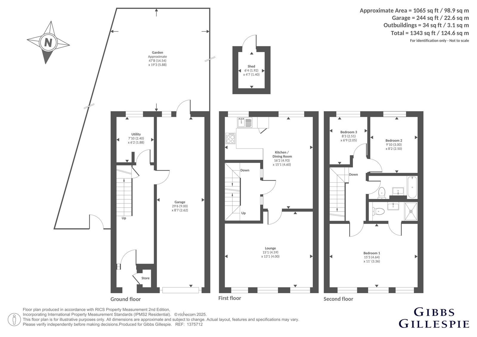 34, Ashurst Close, Northwood floorplan