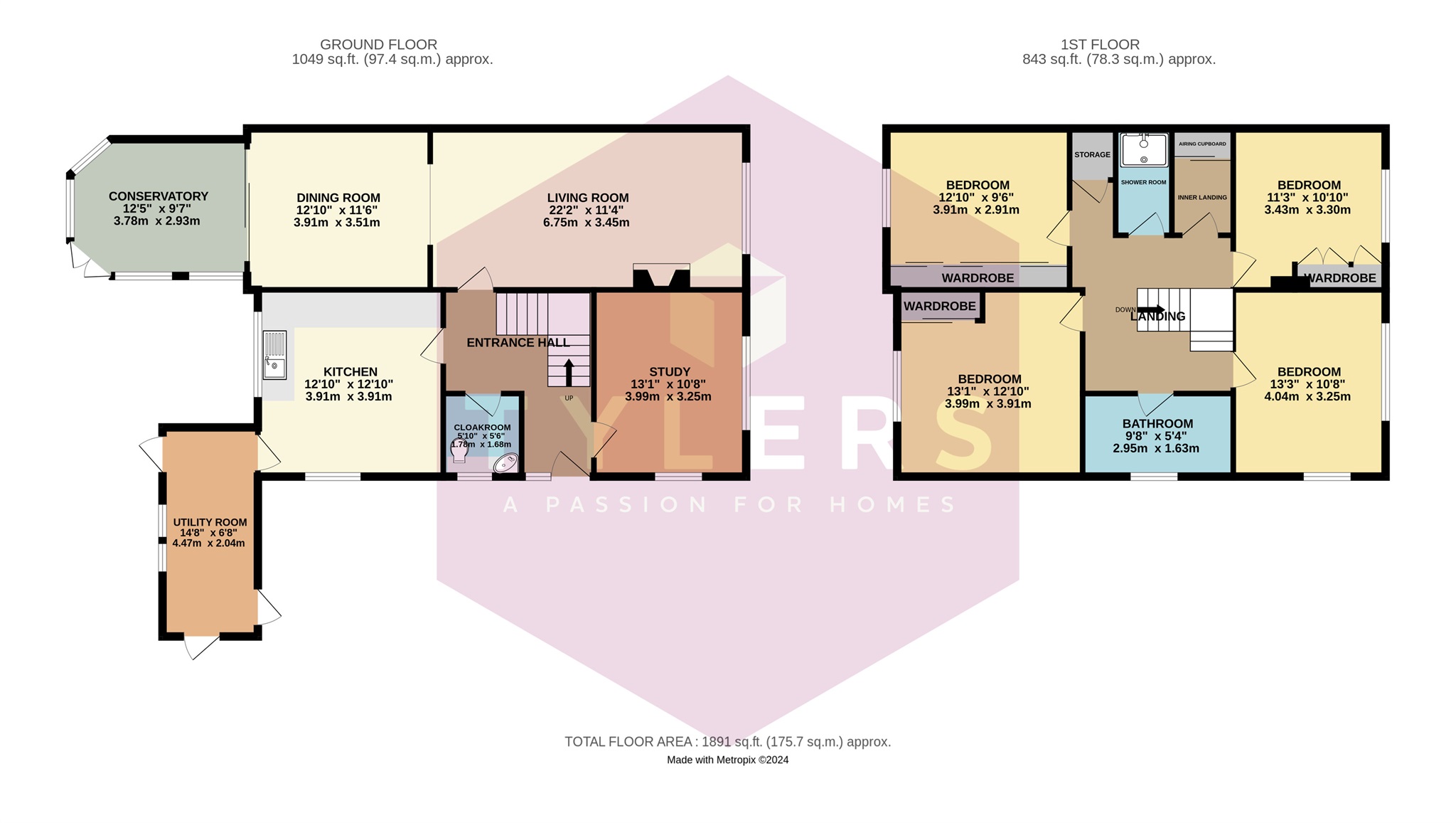 10, Schole Road, Cambridge floorplan
