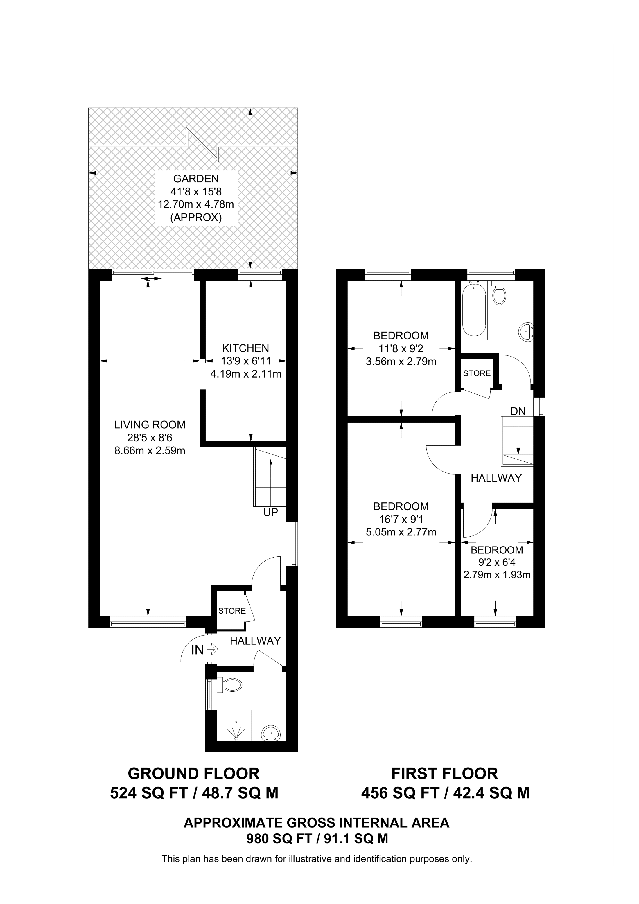 Wilde Place, London, N13, Palmers Green floorplan