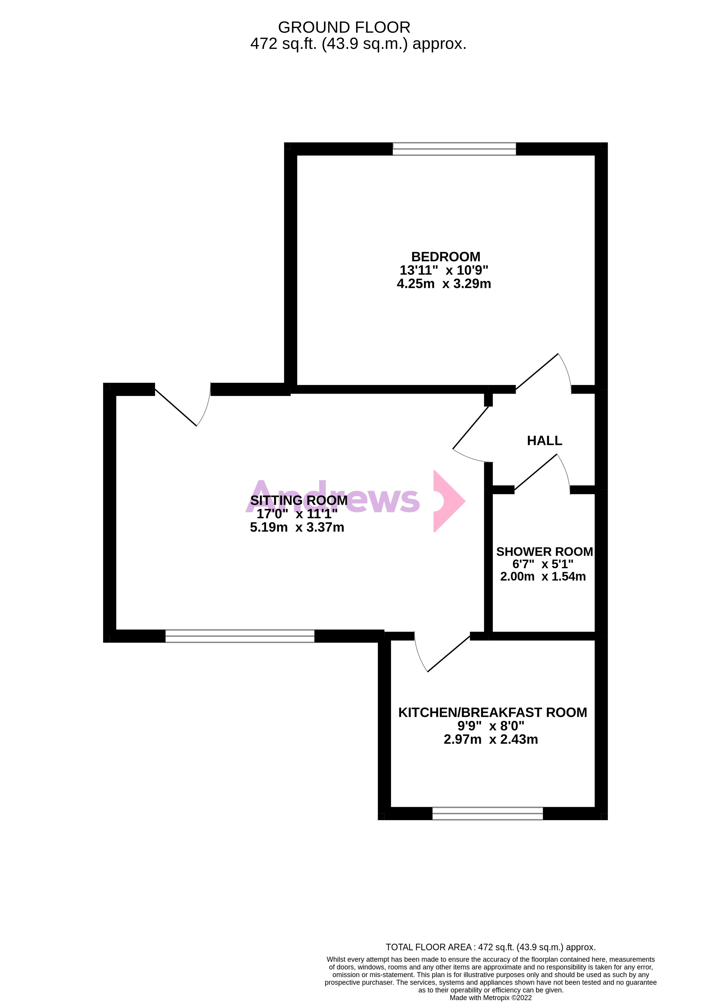 Southam Road, Prestbury, Cheltenham, Gloucestershire GL52, 1 bedroom